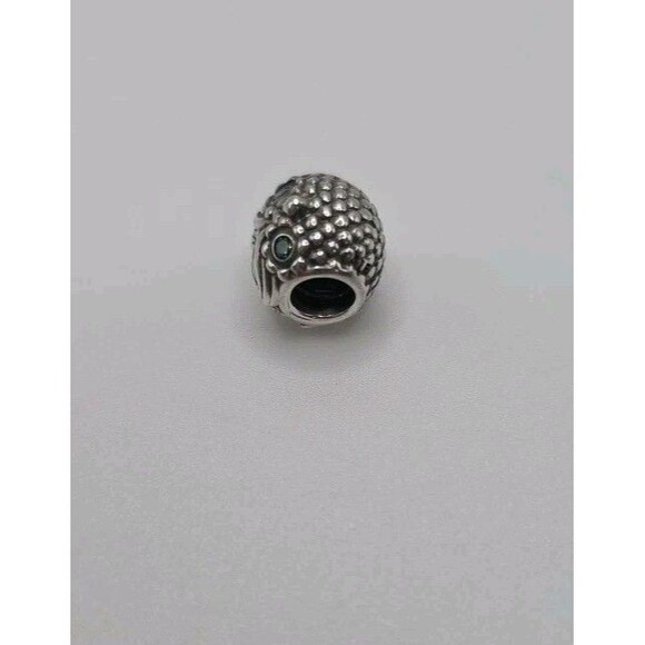 Pandora Wise Owl Bird Green Eyes Charm 791211CZN Retired - Picture 4 of 5